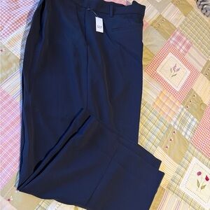 GAP Navy Blue 365 Low Rise Trousers Ladies 43” waist 20 Petite